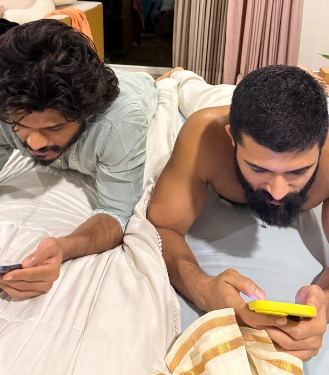 The sweetest birthday wishes from 'Anna' &amp; 'Vadhina' #Virosh! 🌸✨

#VijayDeverakonda calls him his "favourite boy," while #RashmikaMandanna shares fun twinning memories from the wedding! 📸🐟

#VijayDeverakonda #RashmikaMandanna #AnandDeverakonda  #ViRooshWedding