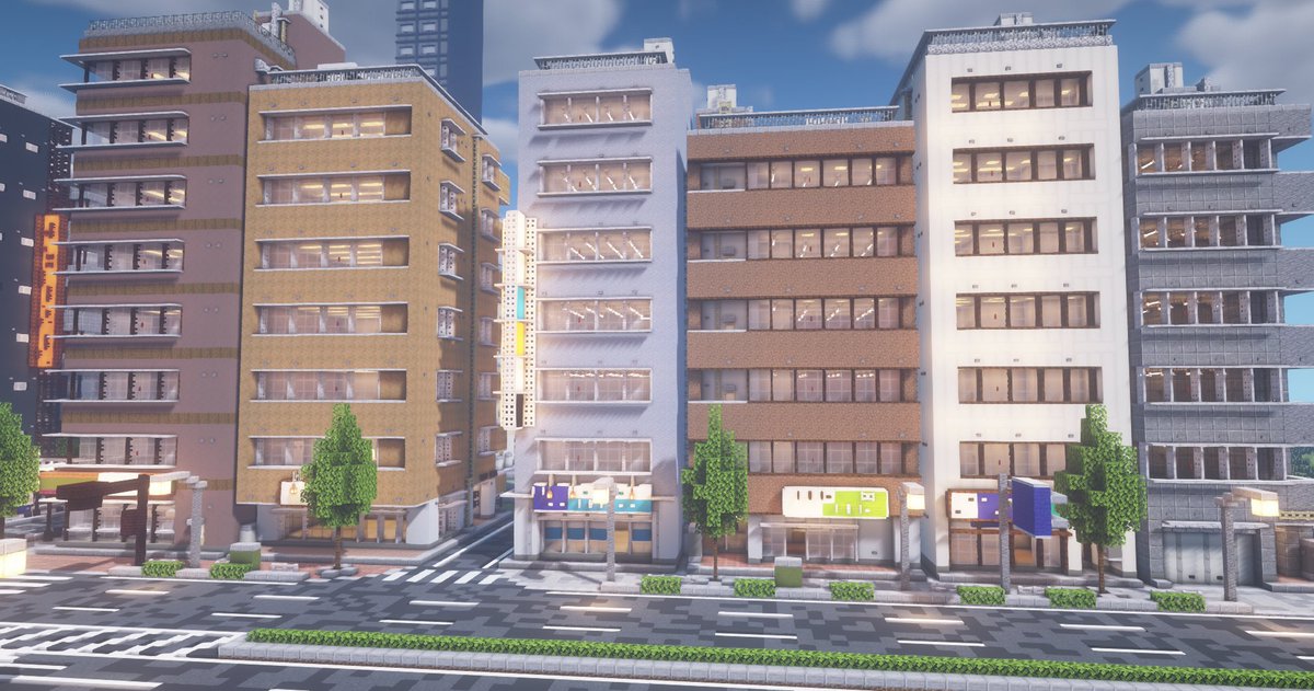 Gouki「ゲーム制作、マイクラ現代建築」 tweet media