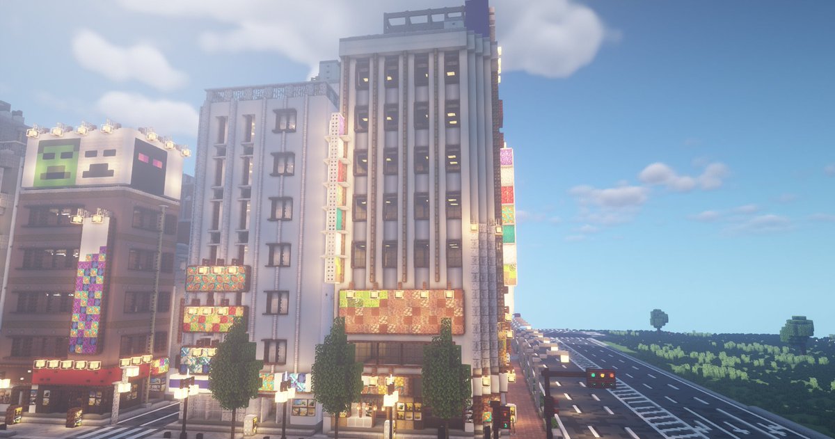 Gouki「ゲーム制作、マイクラ現代建築」 tweet media