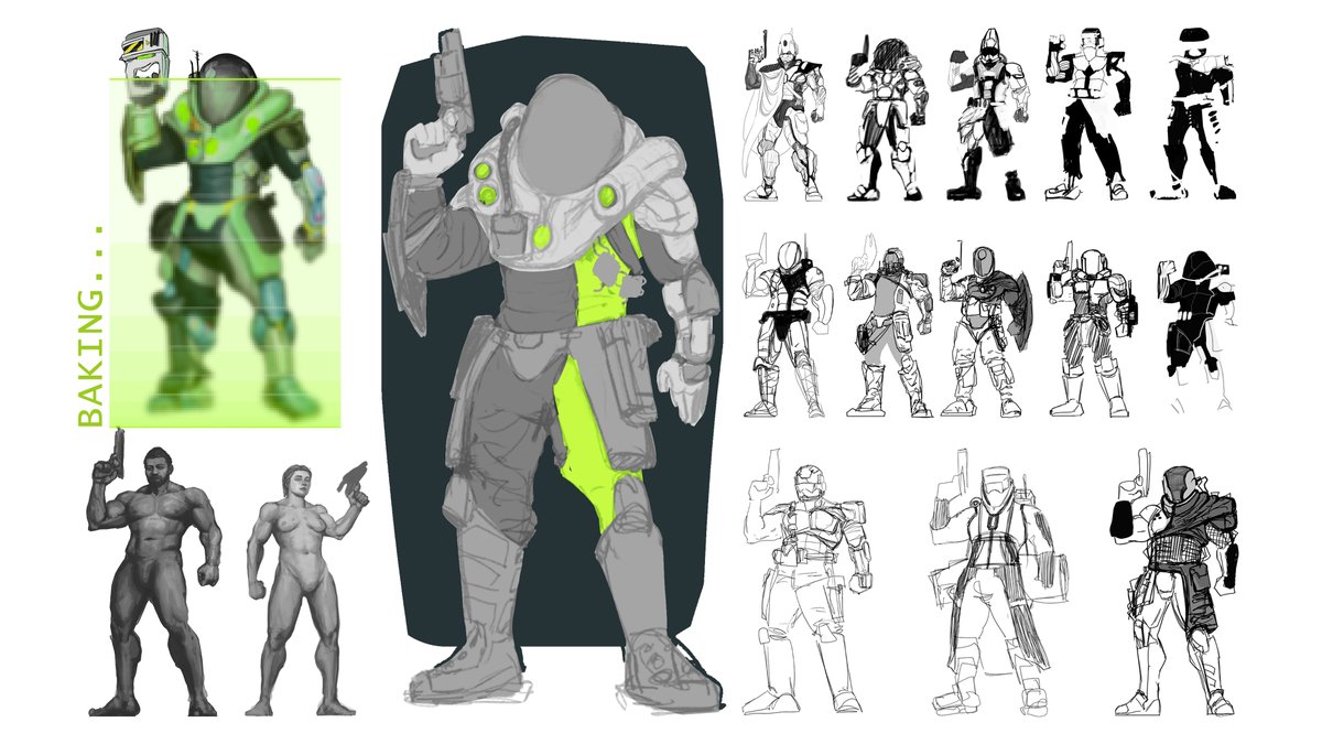 RaulBN_'s tweet photo. Recently I had the chance to take part in an art contest on a Discord server I'm part of

The theme was: 
re-designing a Marathon UESC Battleroid!

Here’s a small spoiler of my entry
full project soon!

@MarathonTheGame 
#Marathon | #MarathonGame https://t.co/vrcwxzviL2