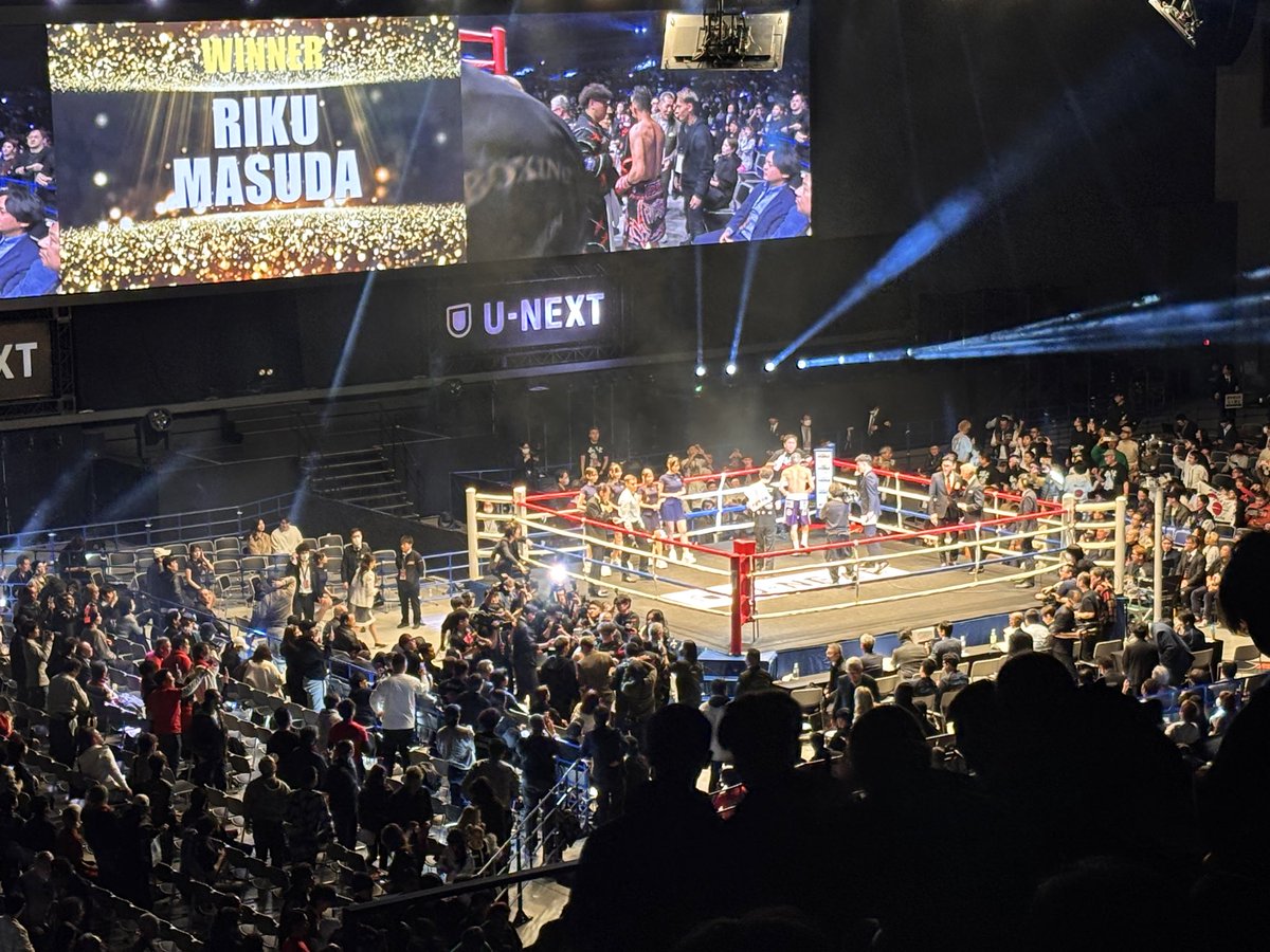 hide3255's tweet photo. #ボクシング 
#BOXING5 
#横浜BUNTAI 
#増田陸 おめでとう㊗️ https://t.co/9pPBW8I8p2