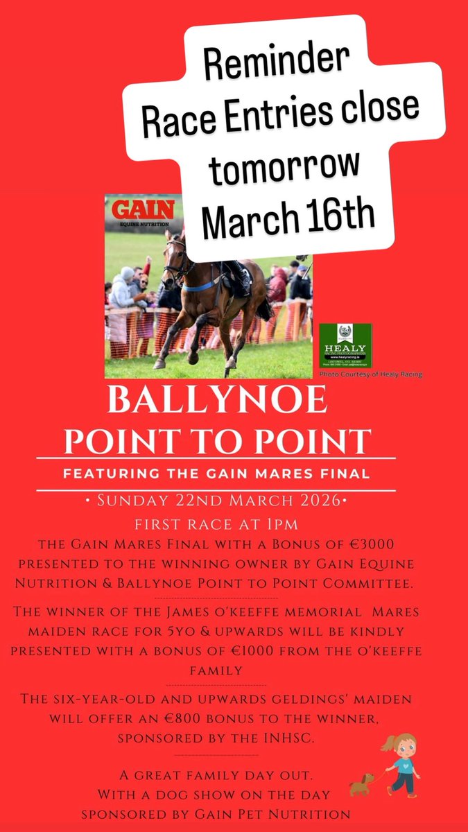 Ballynoe Point to Point tweet media