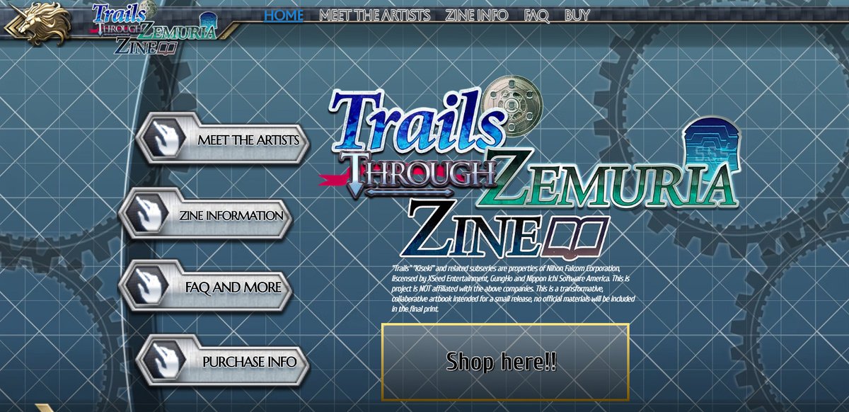 Trails Through Zemuria - Kiseki Zine 🌐 tweet media