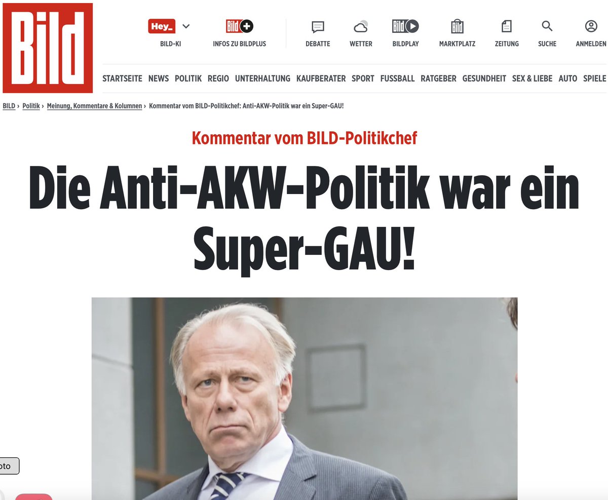 MichaelBaleanu's tweet photo. @KonstantinNotz Zwar hatte der Markus auch beim #Atomausstieg mitspielen wollen, der Hauptverantwortliche ist aber @JTrittin und @Die_Gruenen.
Ihr habt den wirtschaftlichen #Supergau zu verantworten. Ihr müsst Rede und Antwort stehen, für den Wohlstandsverlust künftiger Generationen. https://t.co/aRlsi2QiAY