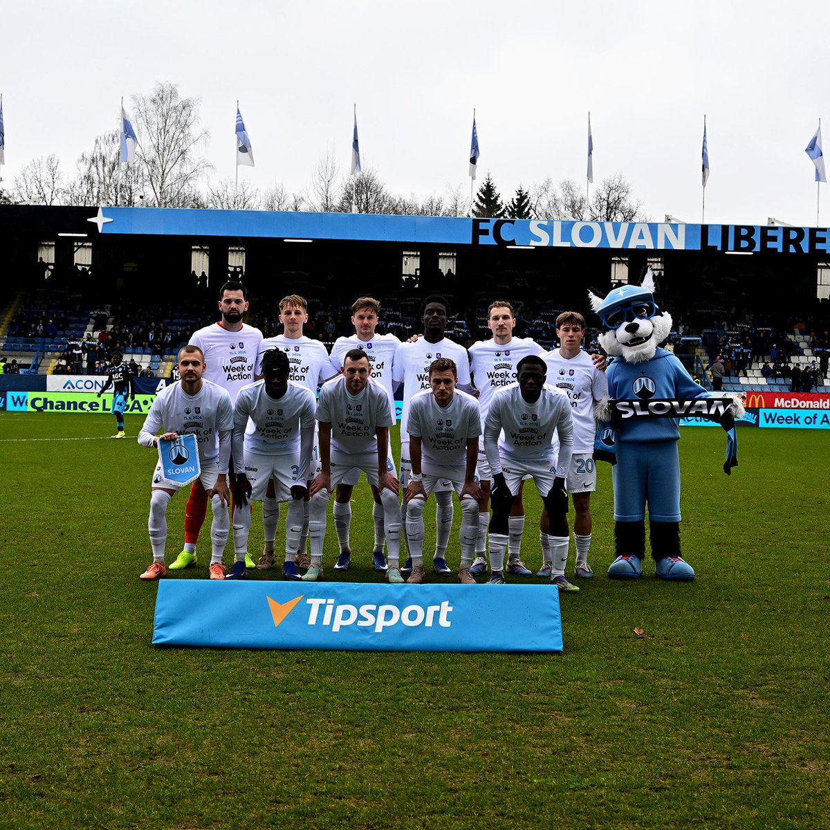 FCSlovanLiberec's tweet photo. ⏱10' | #LIBTEP | 0:0
📸 #TotalAccess Week of Action @AccessibAll https://t.co/KHETmQBjH6