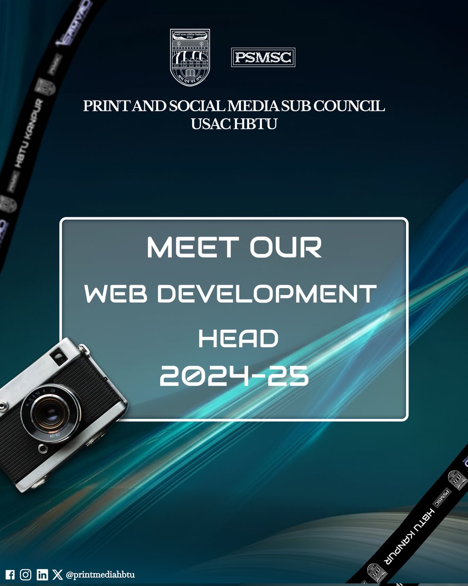 printmedia_hbtu's tweet photo. 𝙈𝙚𝙚𝙩 𝙩𝙝𝙚 𝙒𝙚𝙗 𝘿𝙚𝙫𝙚𝙡𝙤𝙥𝙢𝙚𝙣𝙩 𝙃𝙚𝙖𝙙 — 𝙩𝙝𝙚 𝙩𝙚𝙘𝙝 𝙢𝙞𝙣𝙙𝙨 𝙥𝙤𝙬𝙚𝙧𝙞𝙣𝙜 𝙋𝙎𝙈𝙎𝘾 𝙞𝙣 𝙩𝙝𝙚 𝙙𝙞𝙜𝙞𝙩𝙖𝙡 𝙨𝙥𝙖𝙘𝙚 💻✨
The ones who transform ideas into seamless digital experiences.
#PSMSC #TeamPSMSC #WebDevelopmentHeads #TechTeam #SamvadHBTU https://t.co/qaFtHehCRA