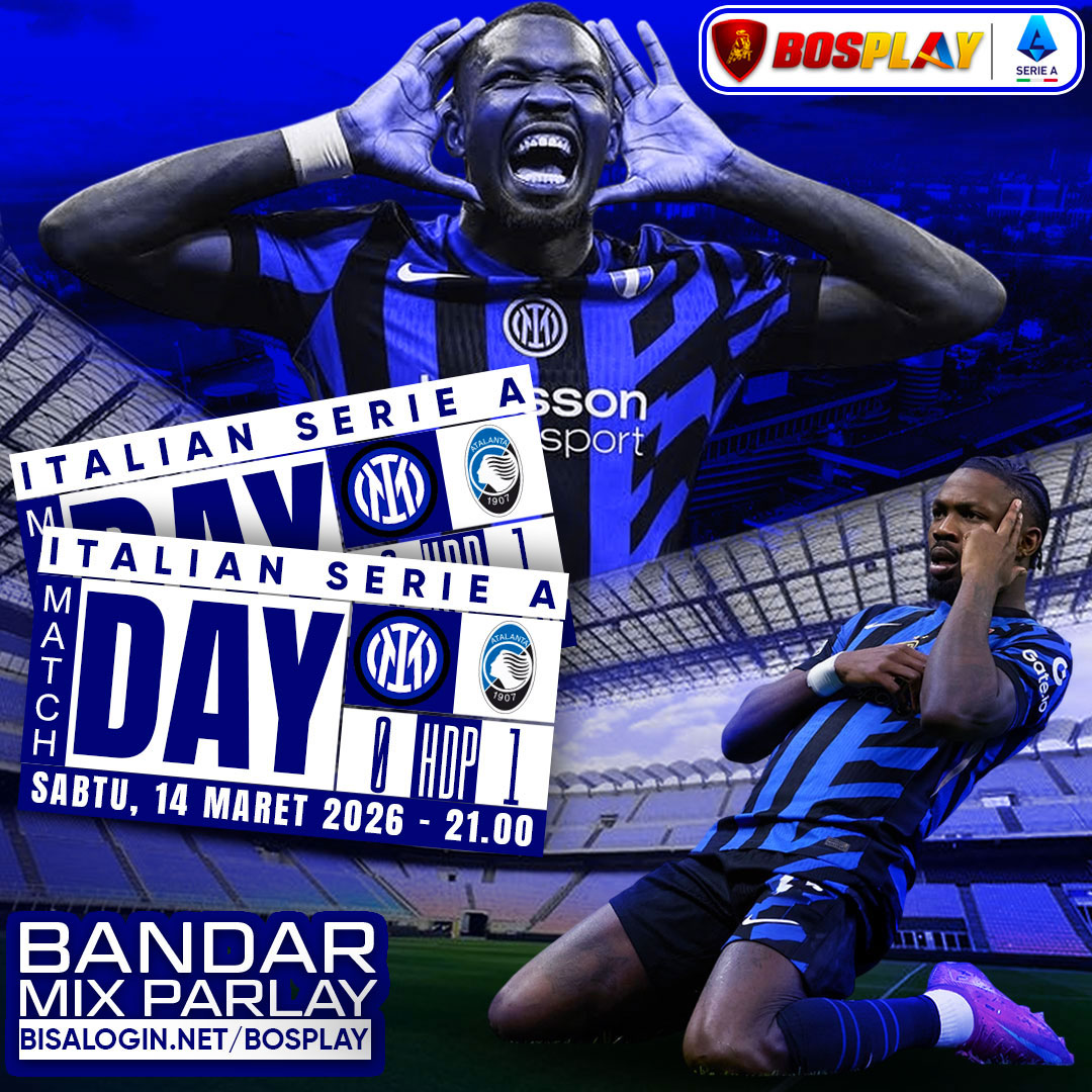 bosplay388's tweet photo. BOSPLAY sebagai bandar Mix Parlay terpercaya menghadirkan laga seru Serie A antara Inter Milan vs Atalanta BC pada Sabtu, 14 Maret 2026 pukul 21.00 WIB. Pertandingan ini diprediksi berlangsung sengit dan penuh peluang gol. ⚽
#bosplay #bosplay88 #agenbola #bandarbola #taruhanbola https://t.co/ayMhRc4BAL