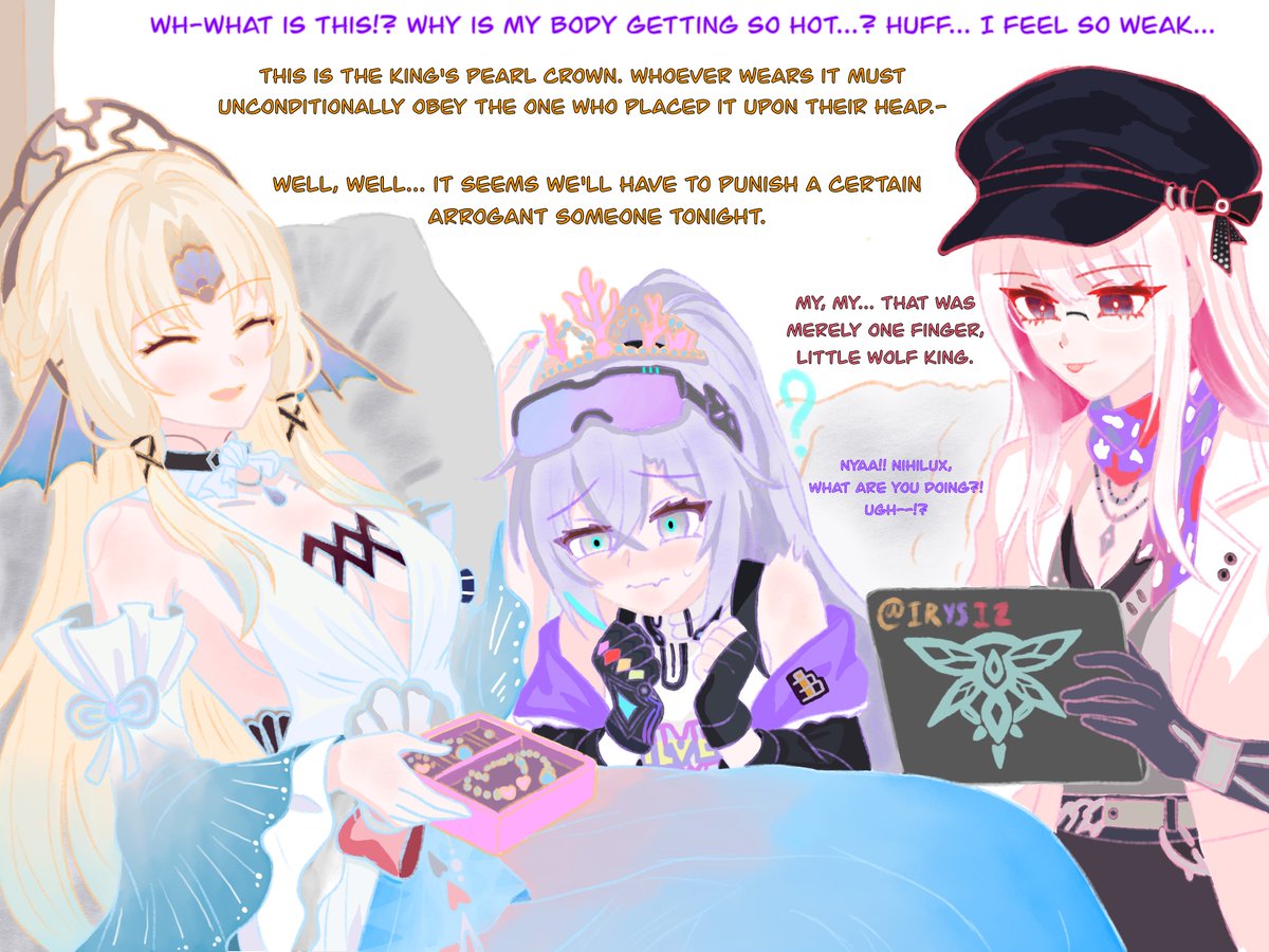 IrysIz's tweet image. 🫩#honkaistarrail #silverwolf #nihilux #pearl