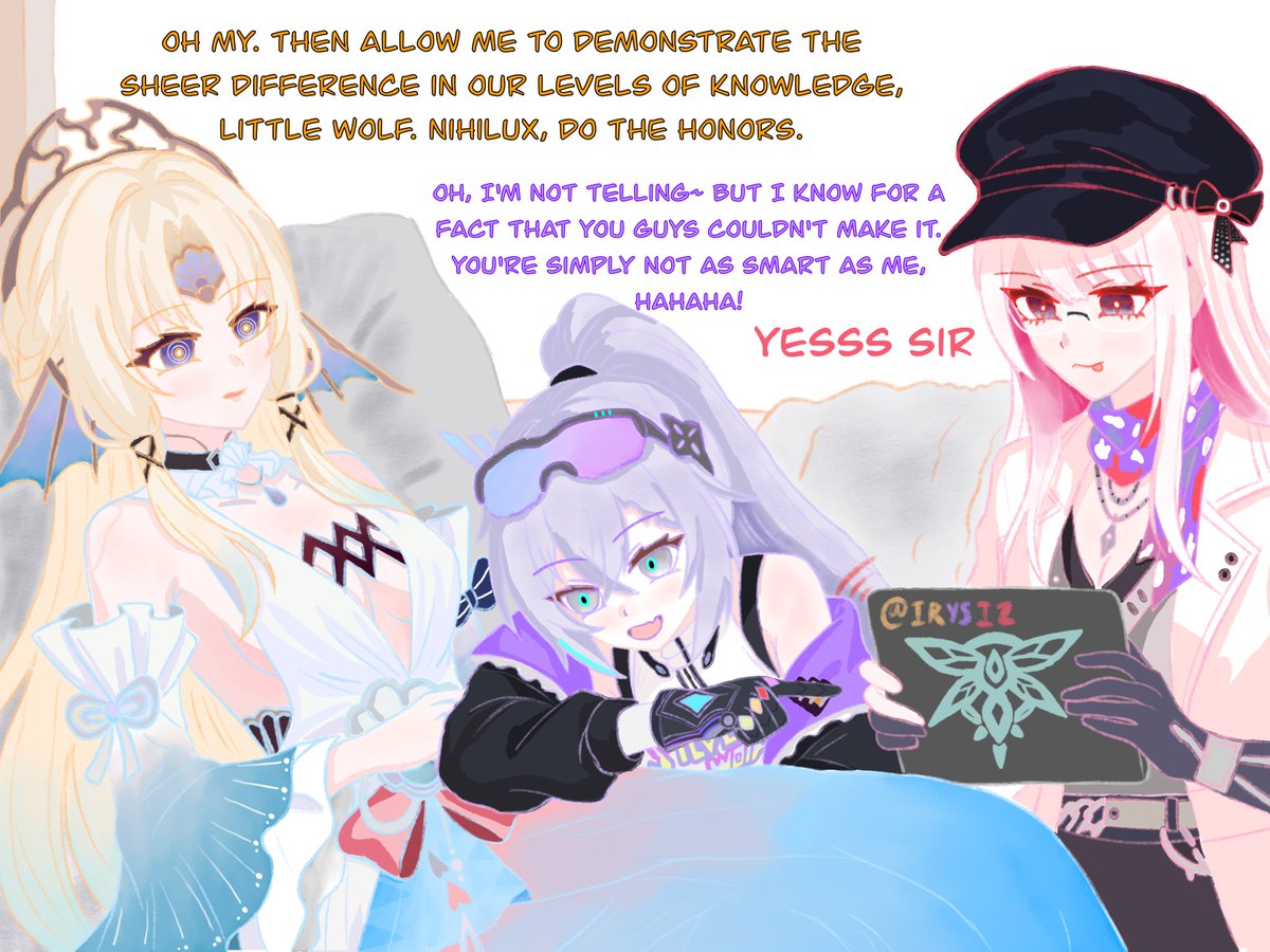 IrysIz's tweet image. 🫩#honkaistarrail #silverwolf #nihilux #pearl