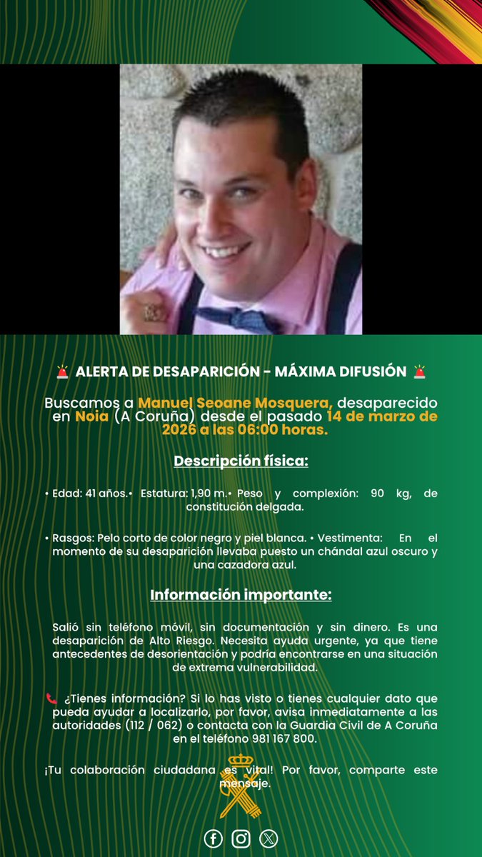 🚨 ALERTA DE DESAPARICIÓN - MÁXIMA DIFUSIÓN 🚨