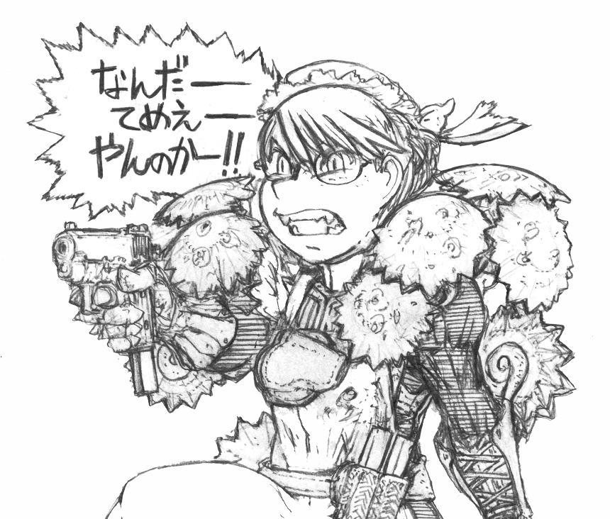 最後にマズルフラッシュを描いたのは2年前みたいね 