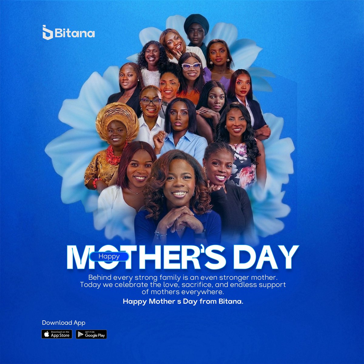 Bitana_official's tweet photo. Happy Motherβs Day to every amazing mother out there. π
Thank you for your strength, love and endless sacrifices. #happymothersday #bitana https://t.co/JxdrhQneC8