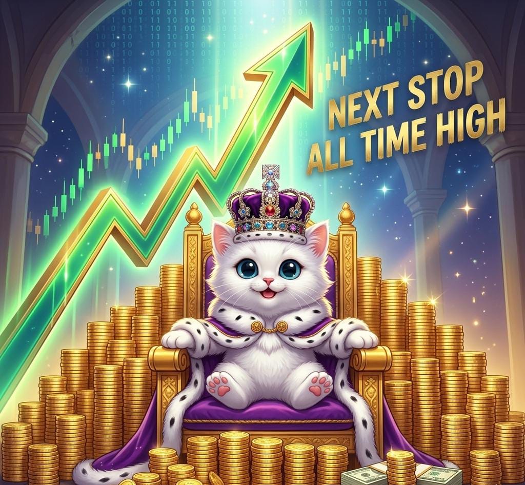 $GOOD is gaining momentum, the energy is growing, and the narrative is spreading.
Soon the charts will reflect what the community already knows.
GOODCATLY is preparing for a new All Time High. 🚀👑🐱