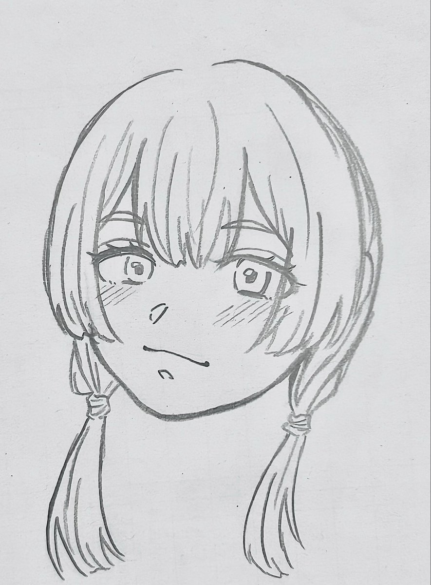 muui__750's tweet photo. #女の子イラスト #アナログイラスト #オリキャラ
同じ特徴の子をちがう絵柄でかいてみました〜！ https://t.co/6n3pfX3D8Y
