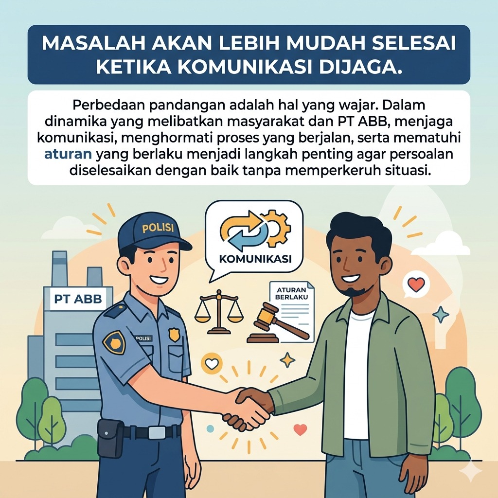 AndreBayuDyk's tweet photo. Perbedaan itu wajar, yang tidak wajar adalah jika kita lupa cara berkomunikasi dengan baik. 🗣️
Mari utamakan dialog, patuhi aturan, dan selesaikan masalah bersama-sama. https://t.co/TcJ3NNIx0a