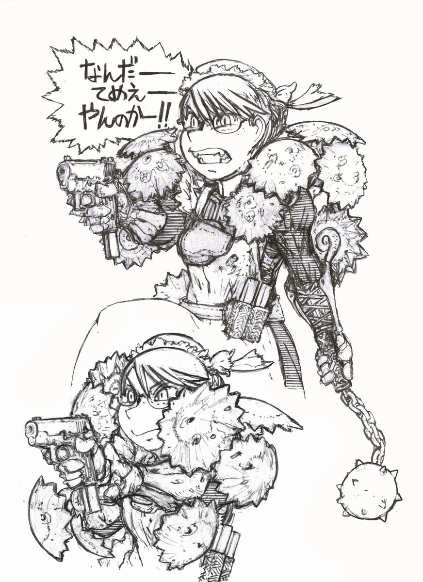 最後にマズルフラッシュを描いたのは2年前みたいね 