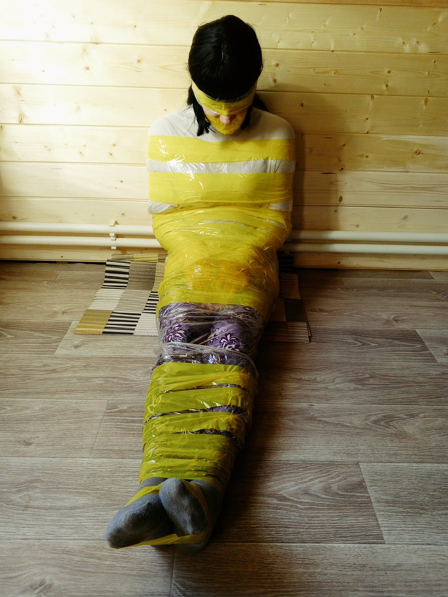 tenchku's tweet photo. mummified  #拘束 #緊縛 #自缚 https://t.co/wAJMcCB5Jz