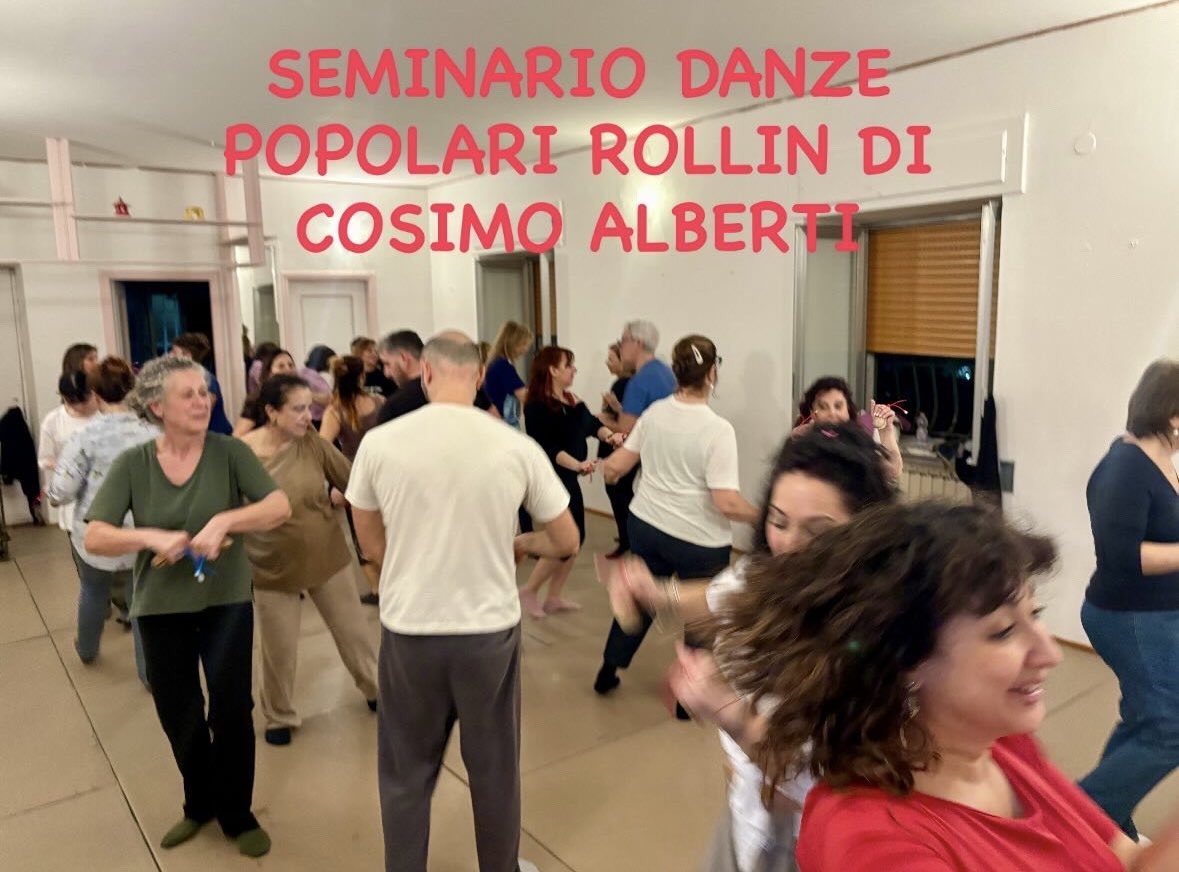 AlbertiCosimo's tweet photo. SEMINARIO DANZE POPOLARI ROLLIN DI COSIMO ALBERTI 

Voglio ringraziare tuttə per la vostra bella energia che ci ha permesso di imparare divertendoci con serenità e armonia. 
#cosimoalberti 💃🏻 #danzepopolari #tammorra #tammurriata  #pizzicapizzica https://t.co/b3vy2EC9RA