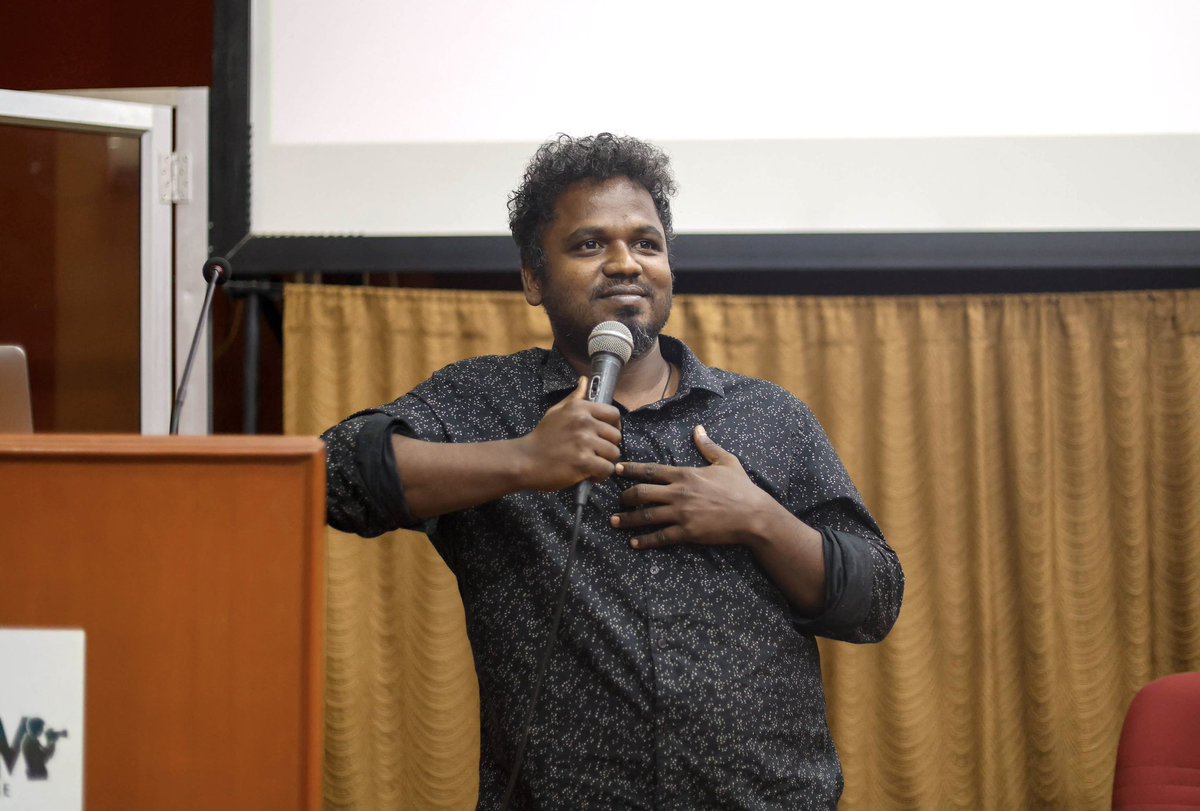 JournalismMcc's tweet photo. Three days. Countless ideas. One unforgettable MAIYAM. ✨

After 3 days of creativity, competition, and storytelling, MAIYAM came to a memorable close with its valedictory session graced by Mr. M. Palani kumar, photographer and founder of the People’s Photographers Collective. https://t.co/D3jzLbrxw8