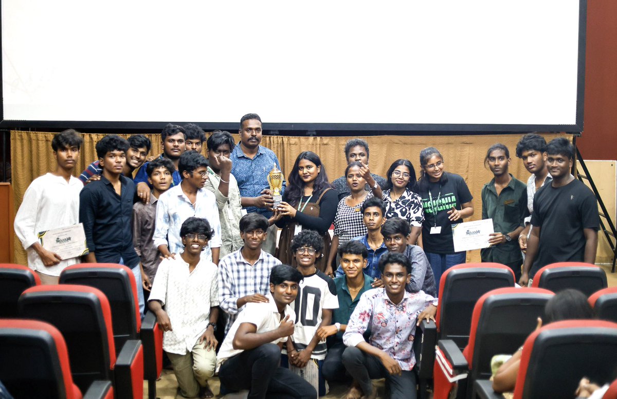 JournalismMcc's tweet photo. Three days. Countless ideas. One unforgettable MAIYAM. ✨

After 3 days of creativity, competition, and storytelling, MAIYAM came to a memorable close with its valedictory session graced by Mr. M. Palani kumar, photographer and founder of the People’s Photographers Collective. https://t.co/D3jzLbrxw8