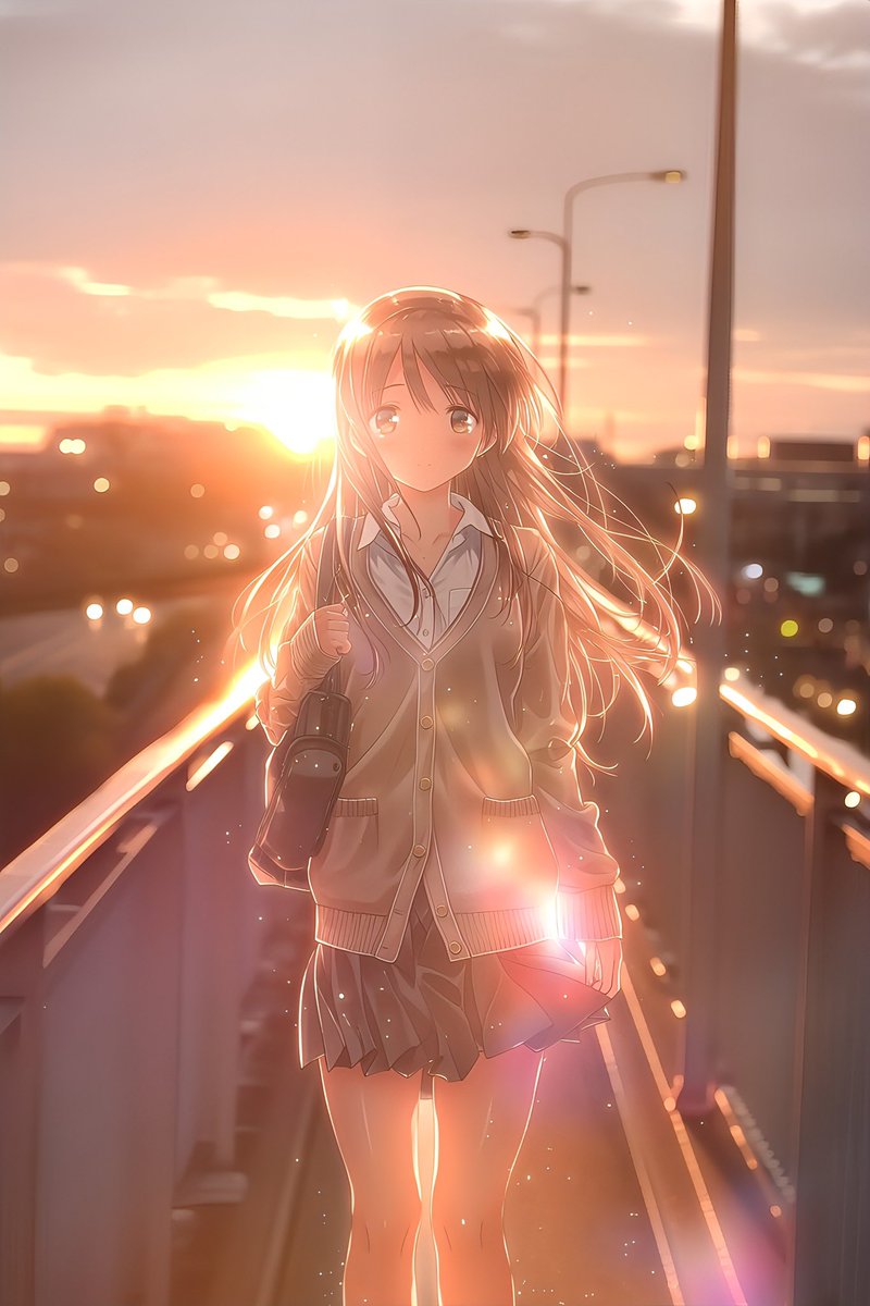 konmisokun's tweet photo. She was there.
when the sky turned quiet.
#shewasthere
#animeillustration
#sunsetlight https://t.co/Gsrlj2oOP2