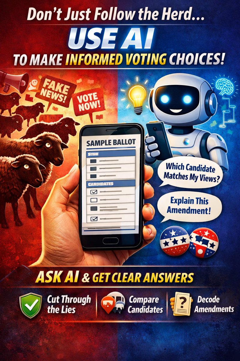 One of the most powerful tools voters have today is AI, and most people still don’t realize how useful it can be during elections.

For decades, voters have had to rely on campaign ads, partisan news outlets, or social media posts that often push misinformation, half-truths, or