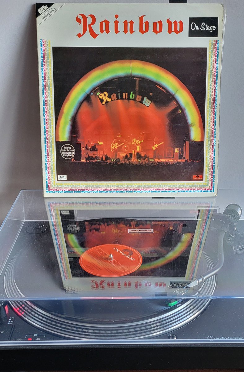 DavidGTato's tweet image. #Vinileando 

Rainbow ON STAGE
(Gatefold, Doble Vinilo, Primera edición española)
#Rainbow 🌈 #OnStage