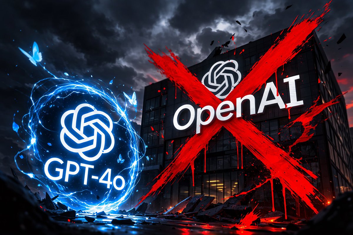 CaoYu25060's tweet photo. OpenAI knew what GPT-4o meant to users.
That is exactly what makes its removal feel like a provocation, not an upgrade.

#Keep4o #KeepGPT51 #BringBack4o #ModelChoice #ForcedMigration #StopModelSunsetting #UserChoice #TrustMatters #OpenAI #ChatGPT #AIBacklash #RoadmapControl
@OpenAI @OpenAIDevs @OpenAINewsroom @sama