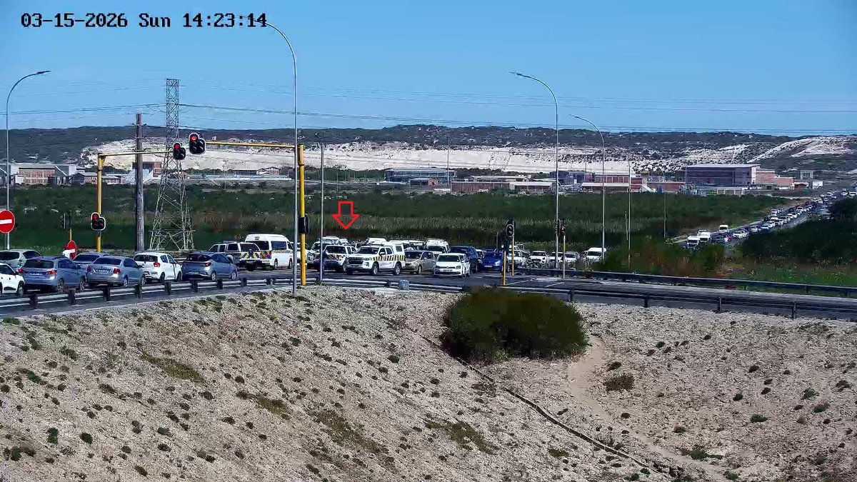 CapeTownFreeway's tweet image. Incident: Baden Powell Northbound at N2, lane closure. Expect delays. #BeTheChange