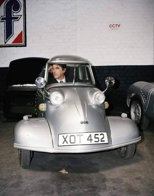 Ivycottagebaker's tweet photo. Bryan Ferry on #smallcarSunday #smallcar @Superstar_Cars @Rockstarscars @CustomCvd @nottco https://t.co/iRA39TwZhh