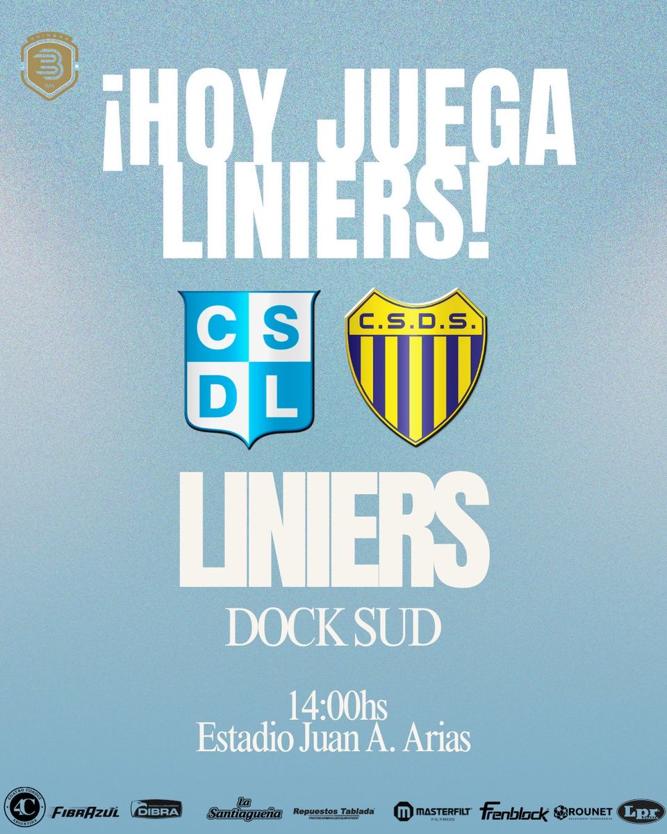 LiniersOficial's tweet photo. 📢 Hoje joga a topadorinha 🚜

#VamosLiniers https://t.co/Bjw2MYKouh