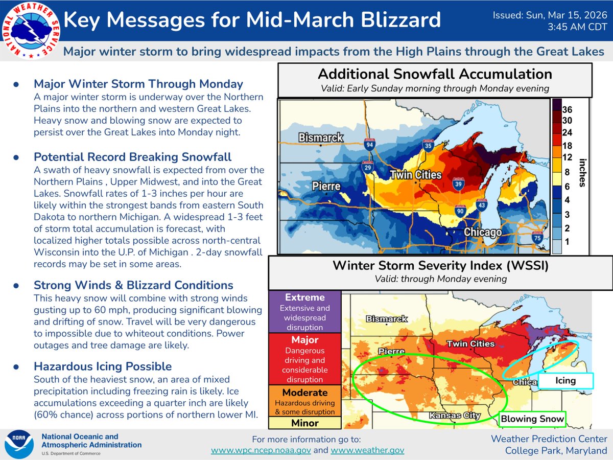 A major winter storm will bring a swath of heavy snowfall, strong winds ...