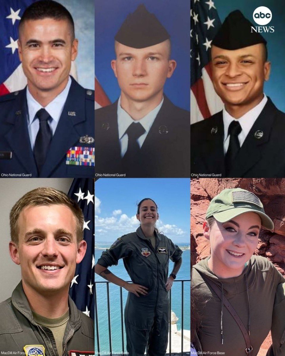 Six U.S. service members are dead because a pedophile launched an illegal war with Iran to help his genocidal friend in Israel.
