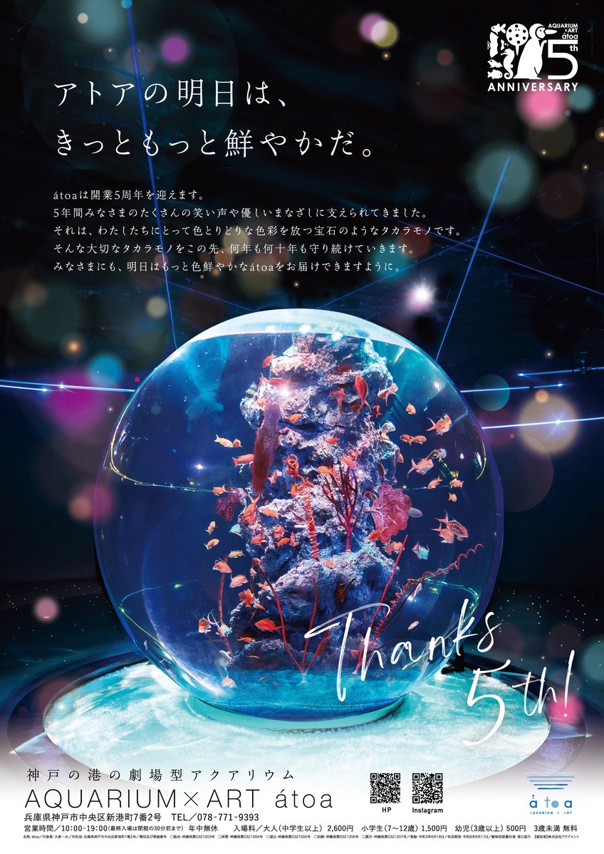 AQUARIUM ✕ ART átoa（アトア）【公式】 tweet media