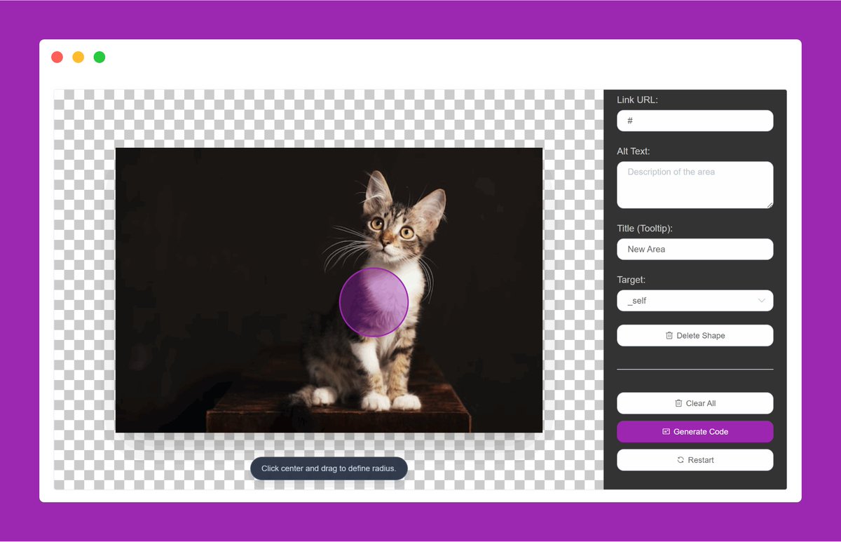www_a_tools's tweet image. Easily create interactive, clickable image hotspots with the online Image Map Generator. Draw custom shapes, assign links, and generate accurate HTML code instantly—no coding skills required. 👉 a.tools/image-map-gene… #imagemap