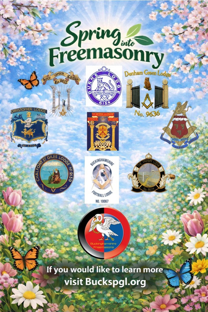 buckspgl's tweet photo. Spring Into Freemasonry - Week 6

WHAT A WEEK !!!

Last week we saw our current membership drive up and down the Province continue - Spring Into Freemasonry !
9 lodges took part seeing 10 new brothers join the Buckinghamshire Province.

#bucksmasons #springintofreemasonry https://t.co/kjNpZgHjOQ