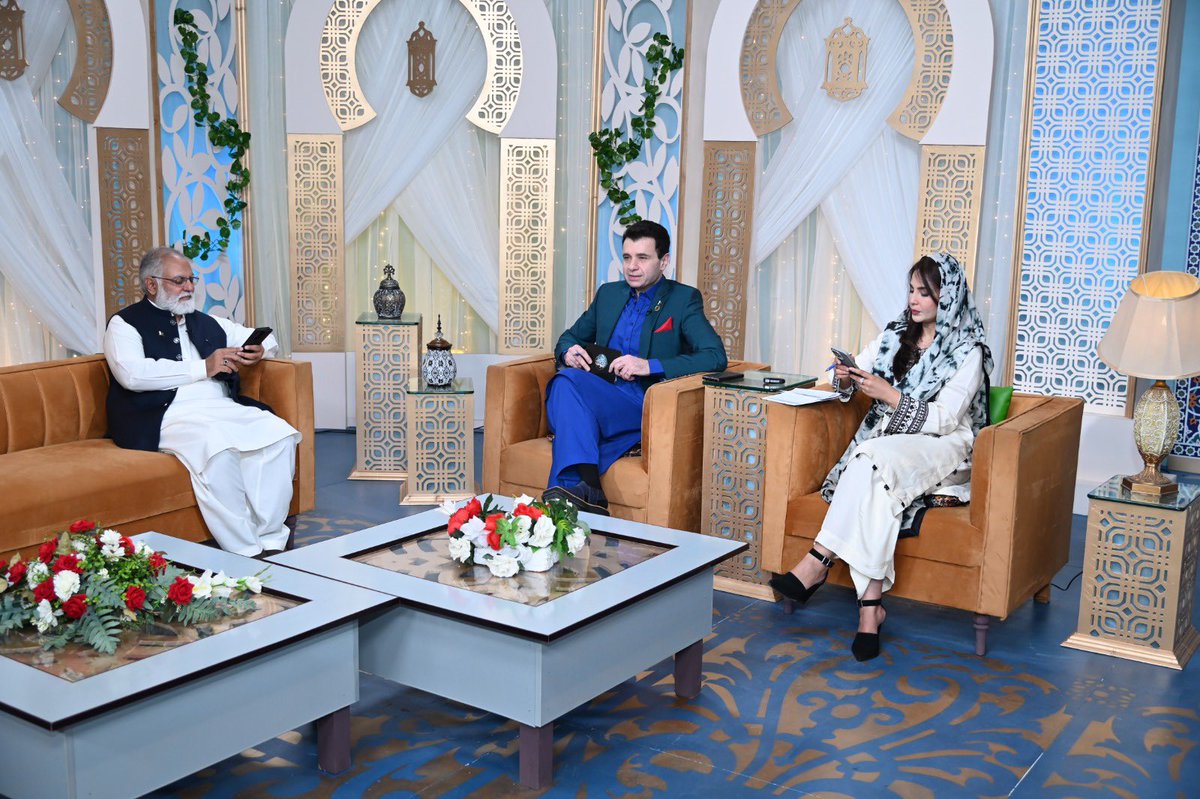 KhubaibPak01's tweet photo. Chairman KF participated in a Ramadan transmission where he spoke about “The Concept of Public Service and Welfare in Islam.” He highlighted the importance of helping the needy and shared Khubaib Foundation’s efforts in supporting orphans, widows, and underprivileged families. https://t.co/uaUN2zn1h2