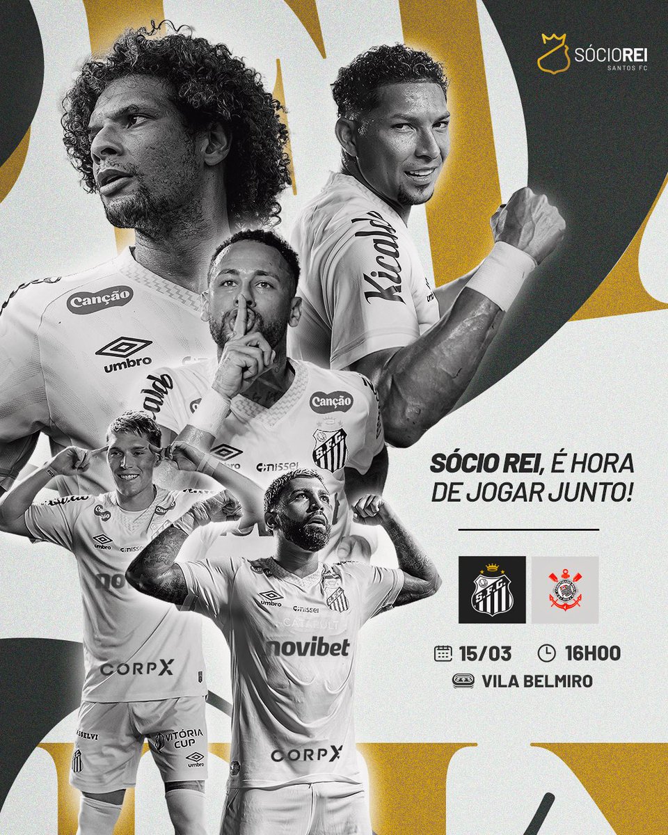 SantosFC's tweet photo. Dia de Santos na Vila Belmiro! ⚪⚫ https://t.co/C3efuhI9Ow