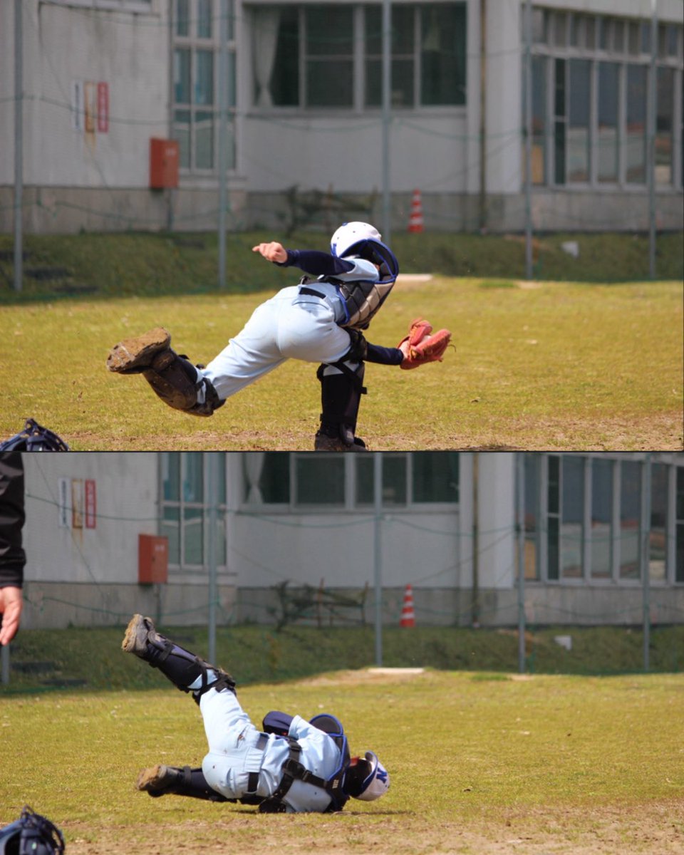 furutime_ch's tweet photo. WBCで大谷さんがホームランを打った瞬間チビちゃんは試合でキャッチャーフライを飛び込んでキャッチしました⚾️
#少年野球　#野球　#軟式野球 #スポーツ https://t.co/XF1ZUefxNJ