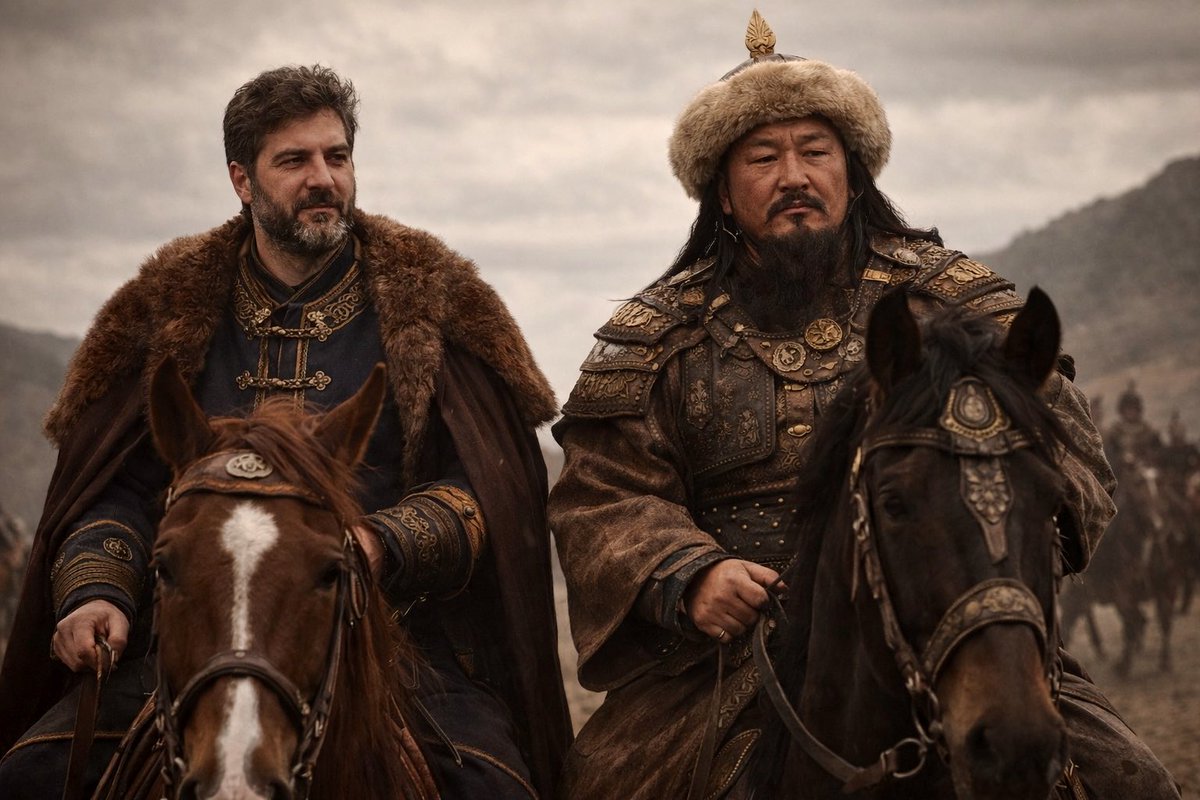 ckrglx's tweet photo. 13. yüzyılın başları, bozkırda uzun bir yolculuğa çıktık.

Yanımda yürüyen adam tarihin en tartışmalı figürlerinden biri:

Cengizhan (Genghis Khan)!

Bana uzun uzun dışarıdan bir değerlendirme ile Timuçin’in yaşadıklarını anlattı;

“Gökhancım,” dedi,  
“Ben gençken sık sık yalnız başıma Burhan Haldun dağına çıkardım. Orada sadece ben ve Kök Tengri olurduk.”

Uzun süre sessiz kaldı.

Sonra ona şu soruyu sordum:

“Bunca sefer… bunca savaş… gerçekten buna değer miydi?”

Atının dizginini biraz gevşetti.

“Benim görevim,” dedi,  
“insanlara iyilik öğretmek değil, onların farketmelerini sağlamaktı.”

“Ben Tanrı’nın kırbacıydım.”

Sonra devam etti:

“Bazı krallıklar kendi halkına öyle zulmediyordu ki…  
Onlara zalimliğin ne olduğunu göstermek gerekiyordu.”

Bozkır rüzgârı yüzümüze çarpıyordu.

Ama bir şey daha söyledi:

“Benim topraklarımda bir kızcağız, altınlarını takıp tek başına yolculuk yapabilir.”

Sonra bana dönüp şöyle dedi:

“Birinin ona dokunduğunu düşün…”

Durdu.

“Dokunmanın ne olduğunu ona ve yeltenecek olanlara öğretirim.”

Bir süre sonra konu Anadolu’ya geldi.

Selçukluların adını andı.

“Onlar farklı,” dedi.

“Orada düzen, ticaret ve adalet var. Azınlıklara da çevre bölgelere de saygılılar. Böyle bir devlete dokunmak o kızcağıza dokunmak gibidir.”

Sonra gülümseyerek; “Ne de olsa uzaktan kuzenlerimiz” dedi. Ve ardından o gülümseme, alevler saçan kontrollü bir öfkeye dönüşerek;

“Ama bir gün onlar da zulme saparsa…”

Sözünü tamamlamadı.

Bozkırın sessizliği geri döndü.

Ben de o anda şunu düşündüm:

Ne olursa olsun bir insan o an emin olduğu paradigmasının (yani düşünce, beyan ve eylem) hakkını vermeli.

Ne olursa olsun…