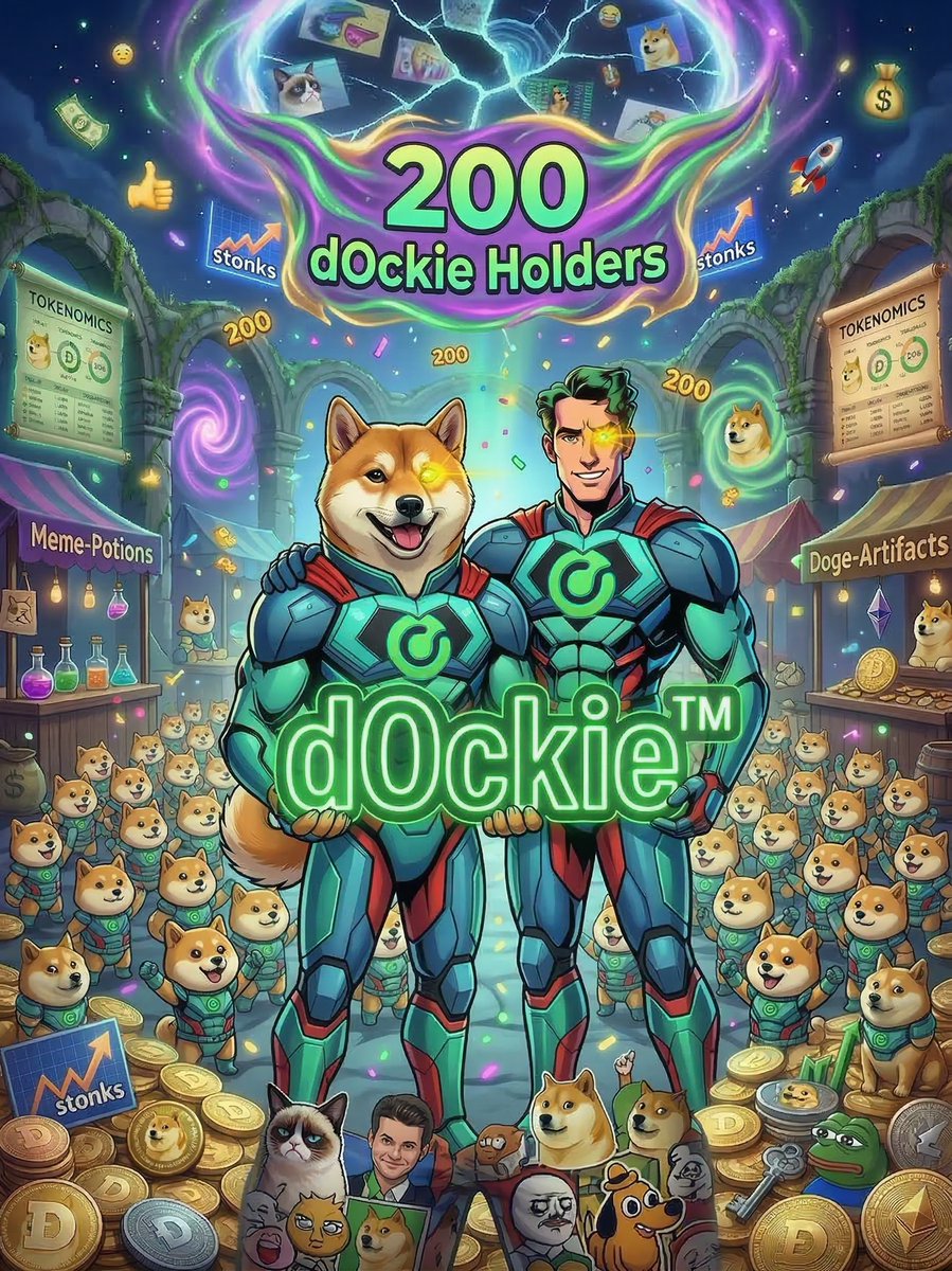 CaptainCoreXCB's tweet photo. More Airdrops ✅!
We are closing in on 200 $dOckie Holders!
The dOckie Army is growing steadily 🐣
Furthermore, we have some fantastic news, which we will share later tonight. 😌🥸
Don't Blink. Stay Stuned. CoreSync.
#CoreDrop #XCB #Corechain #CTN x $dOckie https://t.co/klZwkPzuLn