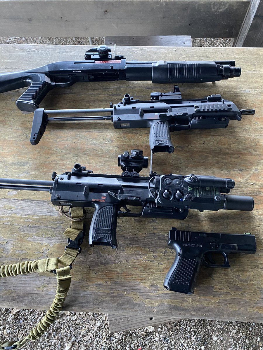 mk06take's tweet image. 今日はDRAGOON(@DRAGOON94991894 )さんでサバゲー！
カスタムに出してたMP7と内部カスタムされたショットガンが最強の一挺になった！
ショットガンはもっと初弾で当てる練習しなければなと思ったな…次回から練習だ！
#サバゲー　#DRAGOON  #サバゲー男子