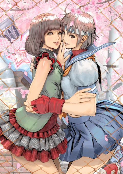 昔描いた ストリートファイターのさくらです