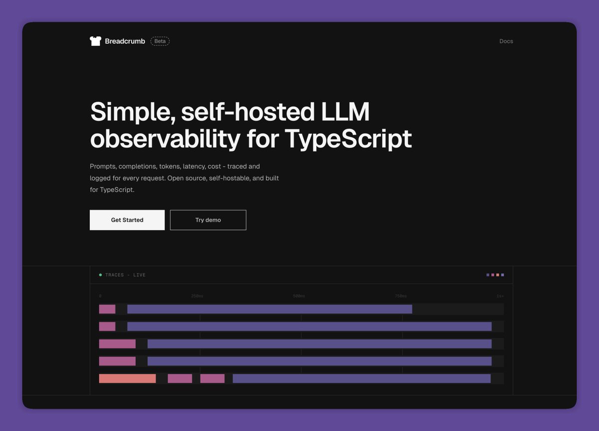 Writing docs is not the most exciting part of the process, but it means a Beta version is getting close

breadcrumb.sh/docs/introduct…