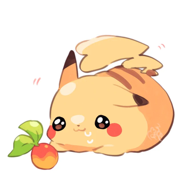 お腹すいたね、ぽこポケピカチュウ