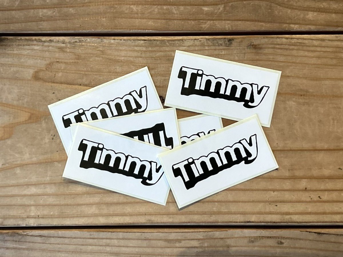 Timmy_band's tweet photo. New goods🟦

・Timmyのふたりシール
・ロゴステッカー

各種 200円

イラスト@sumiccoii 
ロゴ @m_____020130 https://t.co/LPeqvyc22X