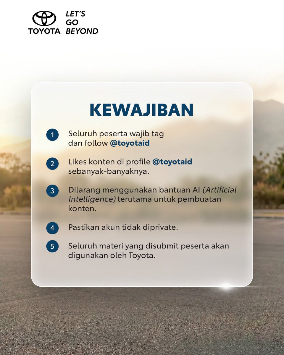 Toyota Indonesia tweet media