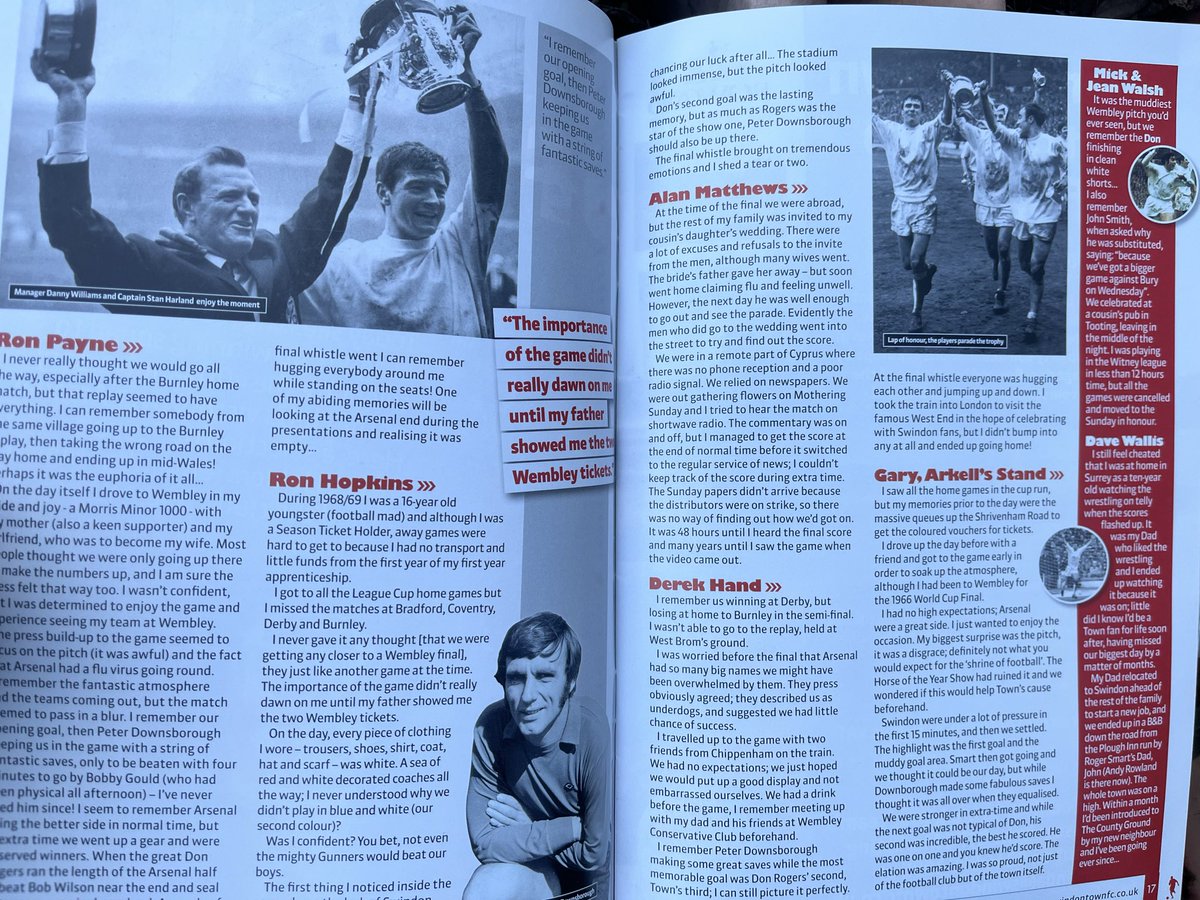 Old Swindon Programmes tweet media