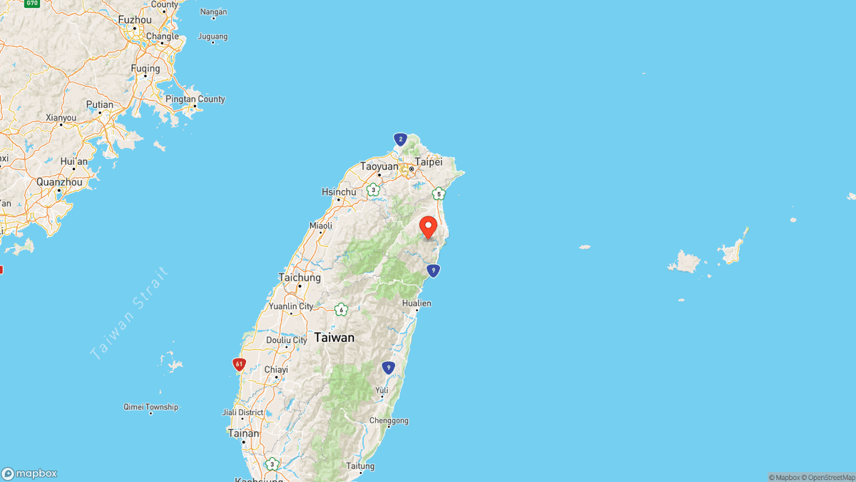 RapidQuakeAlert's tweet photo. [🚨] Earthquake Final Data: A magnitude 5.3 #earthquake #地震 with an intensity of 2 has occured 台湾付近 (Near Taiwan) with a depth of 50km at 03/15 17:14 JST. #japan https://t.co/1HnG0q5DPq