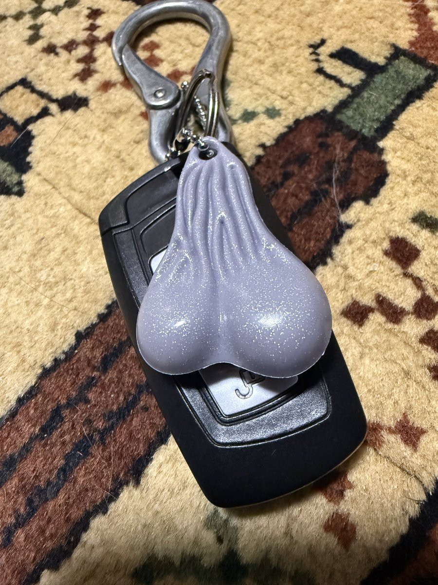 siegewarfare's tweet photo. あと牛の金玉キーホルダー(Bulls balls)
交通安全のお守りだぞ
なので車の鍵にブラブラさせといた https://t.co/lhhlYOuhFM